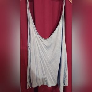Macy's nwot ladies blue tank top